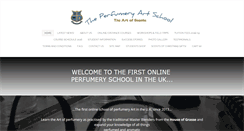 Desktop Screenshot of perfumeartschool-uk.com